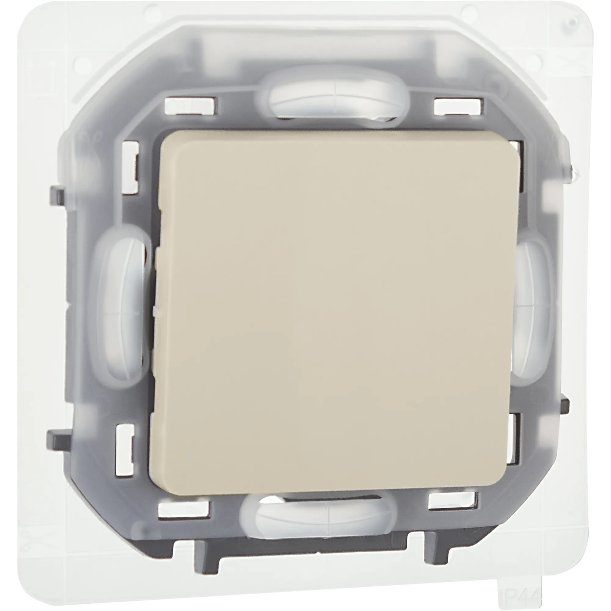 Переключатель IP44 INSPIRIA 10 AX 250 В~ слоновая кость