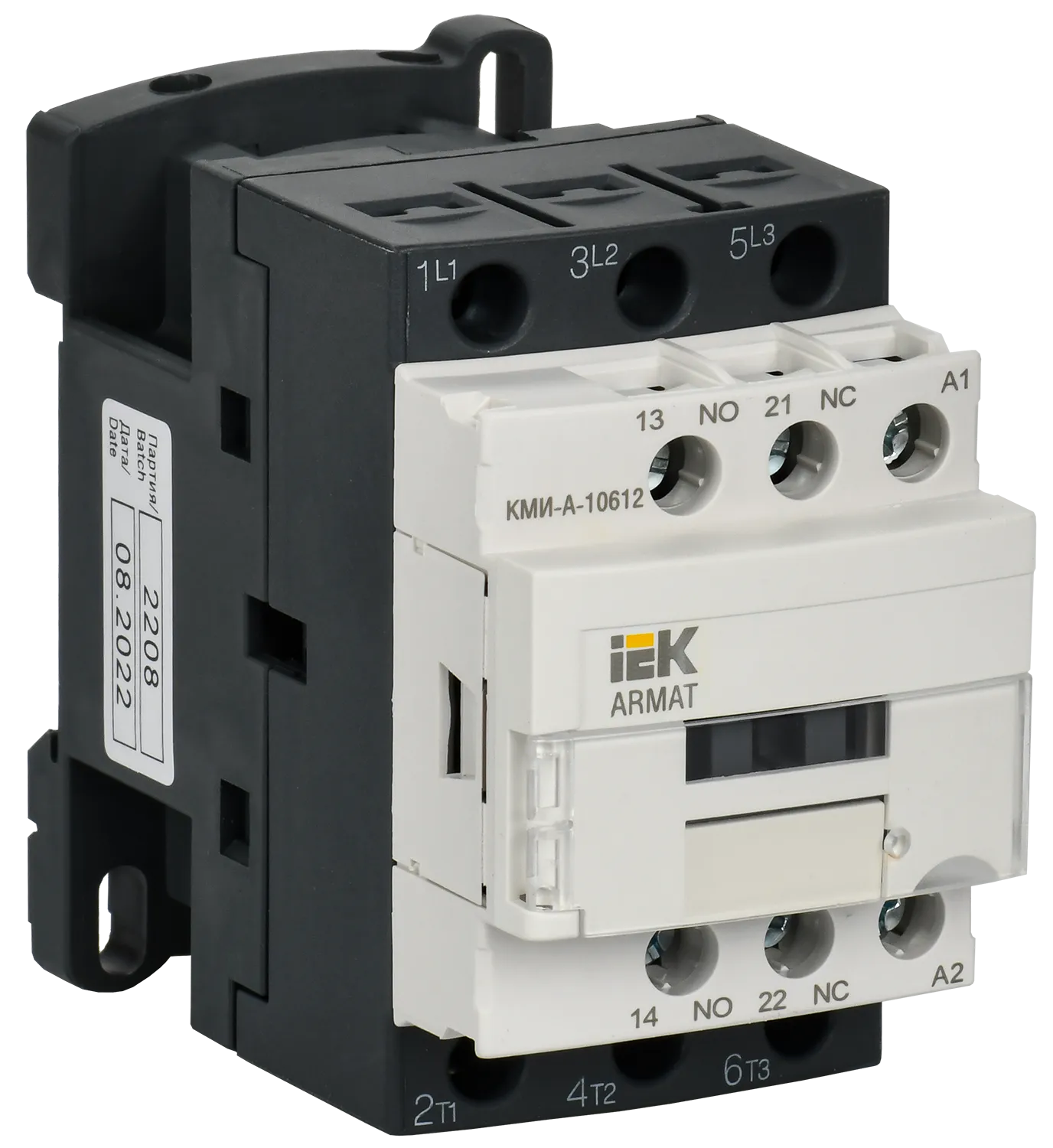 Контактор ARMAT КМИ-А-10612 LC1D 6А 230В/АС3 1НО/1НЗ