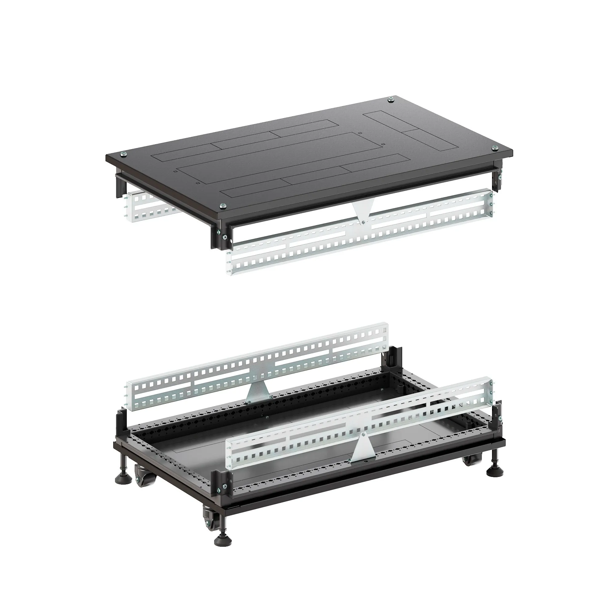 Крыша основание преперфорированные IT-CQE 600x800,RAL9005 