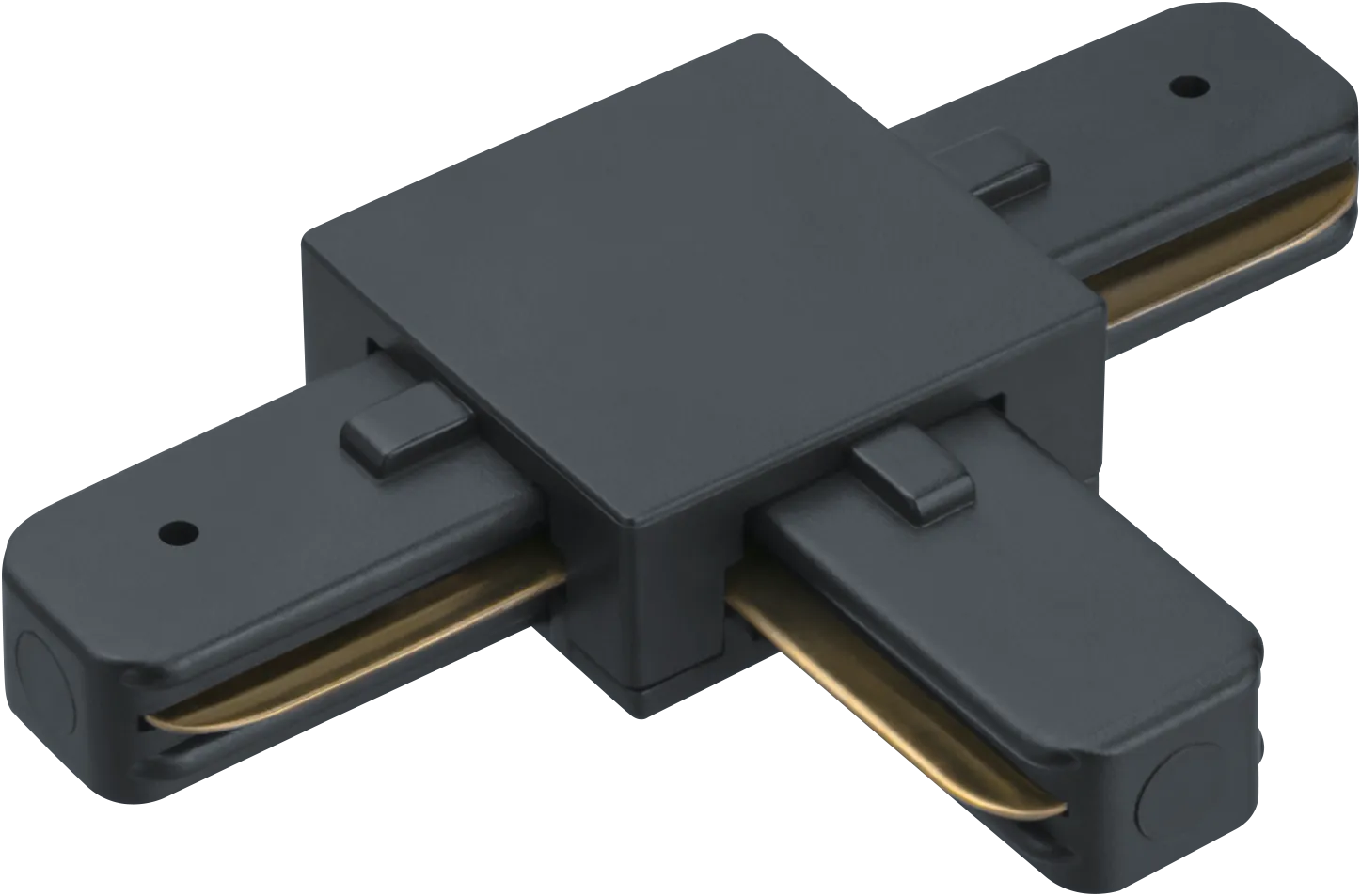 Коннектор Т-образный черный для шинопровода NLT-C-1L-AS2-BL-T 