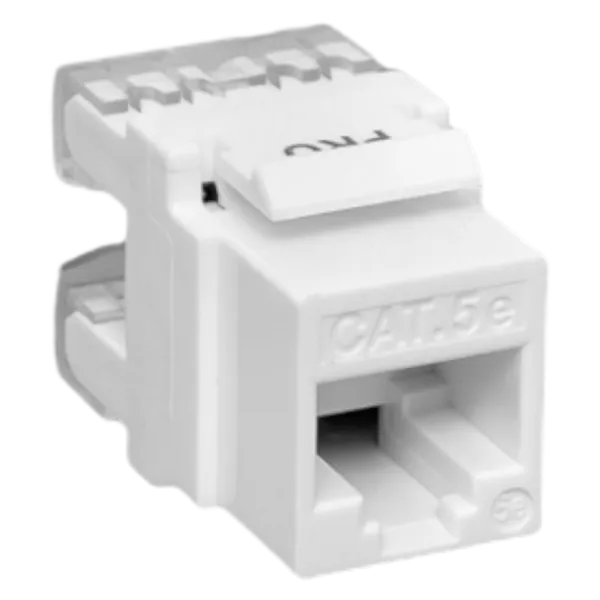 Модуль Keystone TERACOM PRO Cat.5E RJ-45 неэкранированный 110 IDC 180 градусов белый