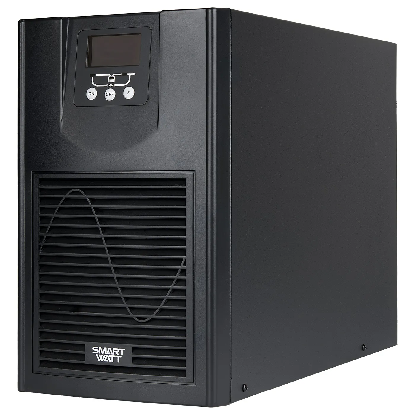 Источник бесперебойного питания SMARTWATT UPS MASTER IEC 3kVA, онлайн, мощность 3000/2700 ВА/Вт, напольный, LCD дисплей, IEC13 - 6 шт., встроенные АКБ