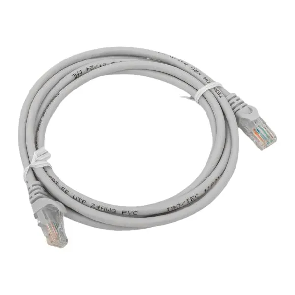 Патч-корд TERACOM PRO Cat.5E неэкранированный UTP оболочка PVC серый (2.0м)