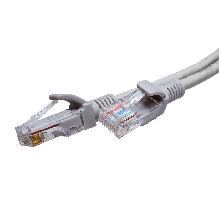 Патч-кордUTP 5e 4x2 26AWG (7x0.16mm) Cu LSZH серый 3м 