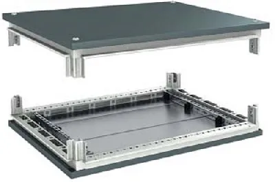 Комплект, крыша и основание, для оцинкованных     шкафов CQE, 600 x 400 мм 