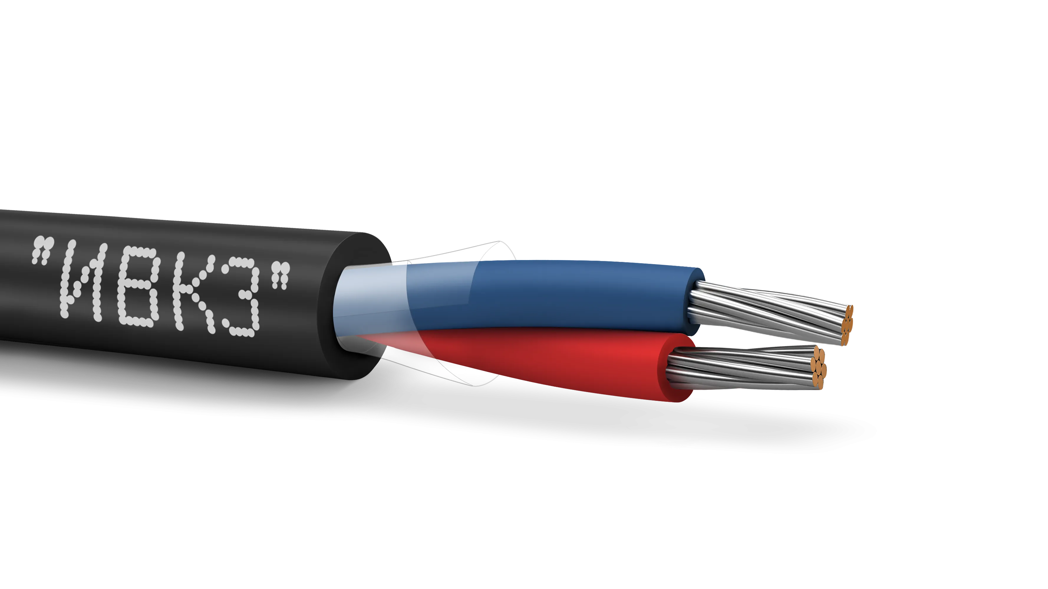 Кабель монтажный МКШВнг(A)-LSLTx 1х2х0.75  ТРТС