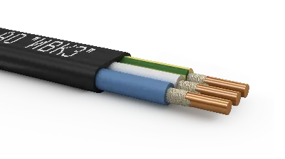 Кабель силовой ВВГ-Пнг(А)-FRLS 3х2.5 ок           (N.РЕ)-0.66 плоский ТРТС  100м