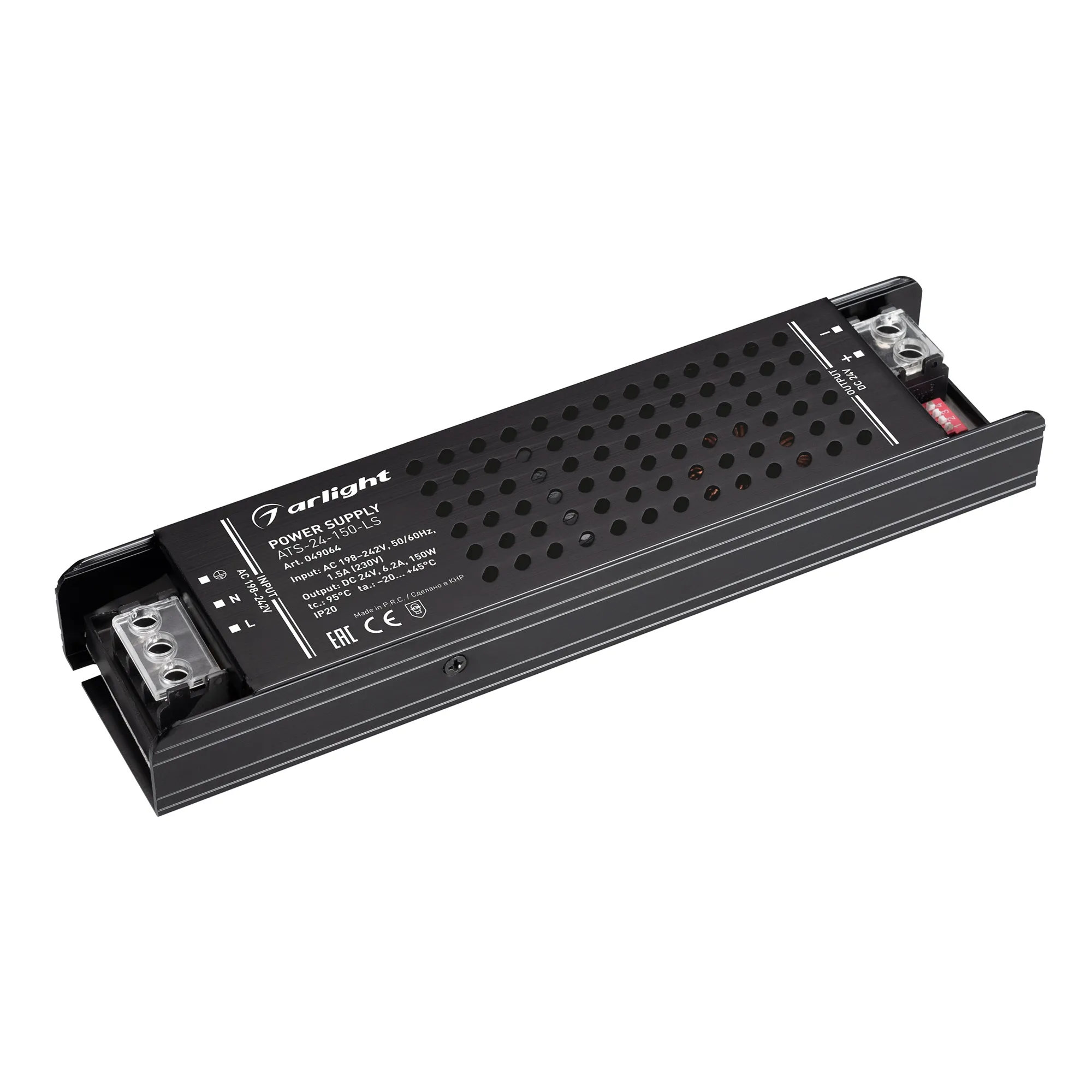 Блок питания ATS-24-150-LS (24V, 6.2A, 150W)