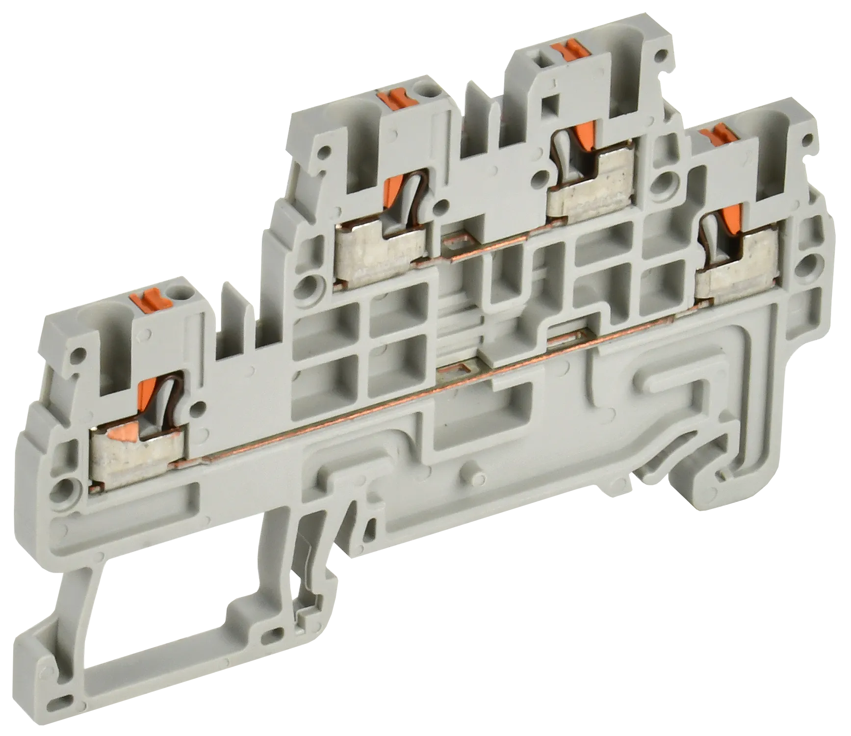 Колодка клеммная CP-ML 2 ур. 1,5мм2 серая IEK