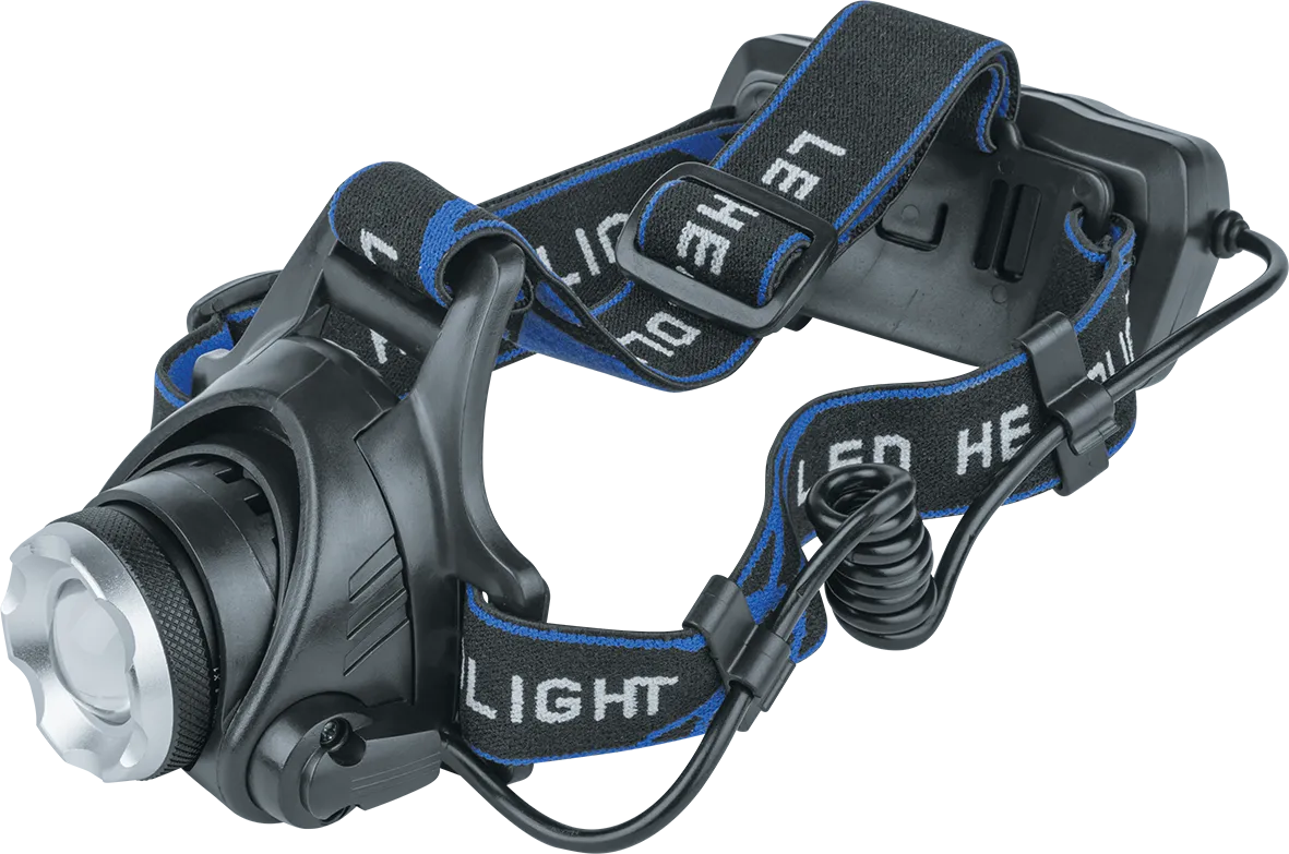 Фонарь светодиодный NPT-H15-ACCU 5Вт CREE XP-E LED аккумуляторный налобный пластик