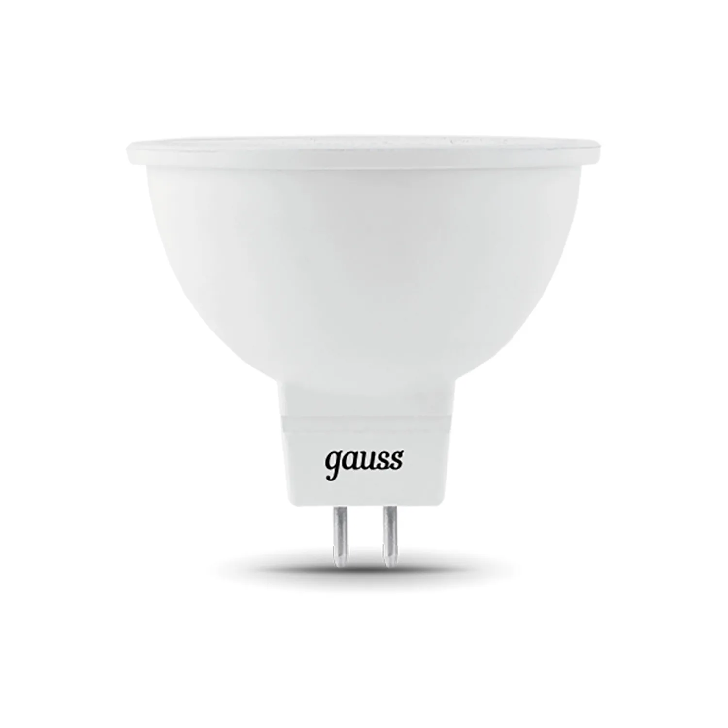 Лампа светодиодная LED 5 Вт 530 лм 6500К софит MR16 холодный GU5.3 AC 220В Black