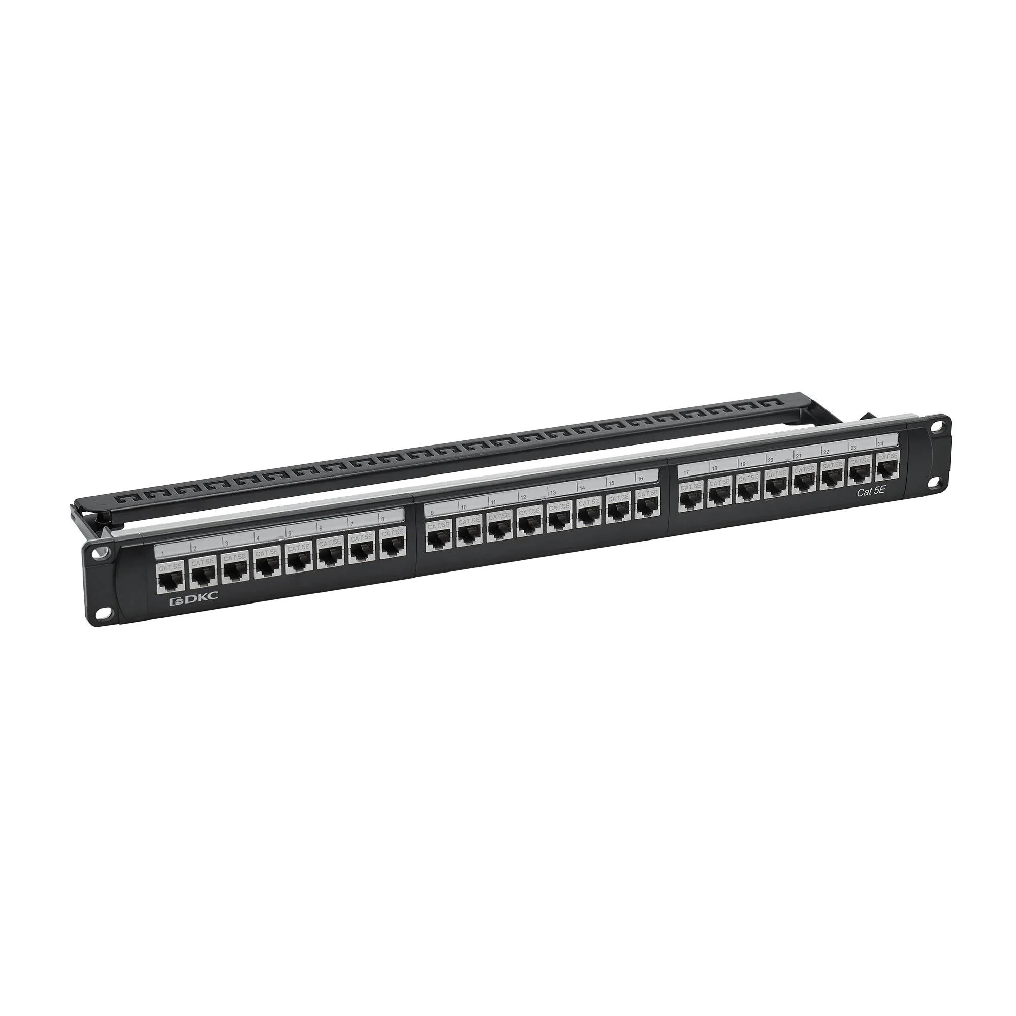 Патч-панель 191UCAT5E 24 модуля RJ45 экранированная 