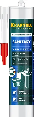 Герметик санитарный силиконовый Sanitary 300 мл прозрачный 