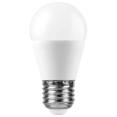 Лампа светодиодная LED 15вт Е27 теплый матовый шар