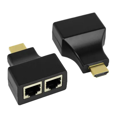 HDMI удлинитель по витой паре RJ-45, 8P-8C, 2 шт.,, 