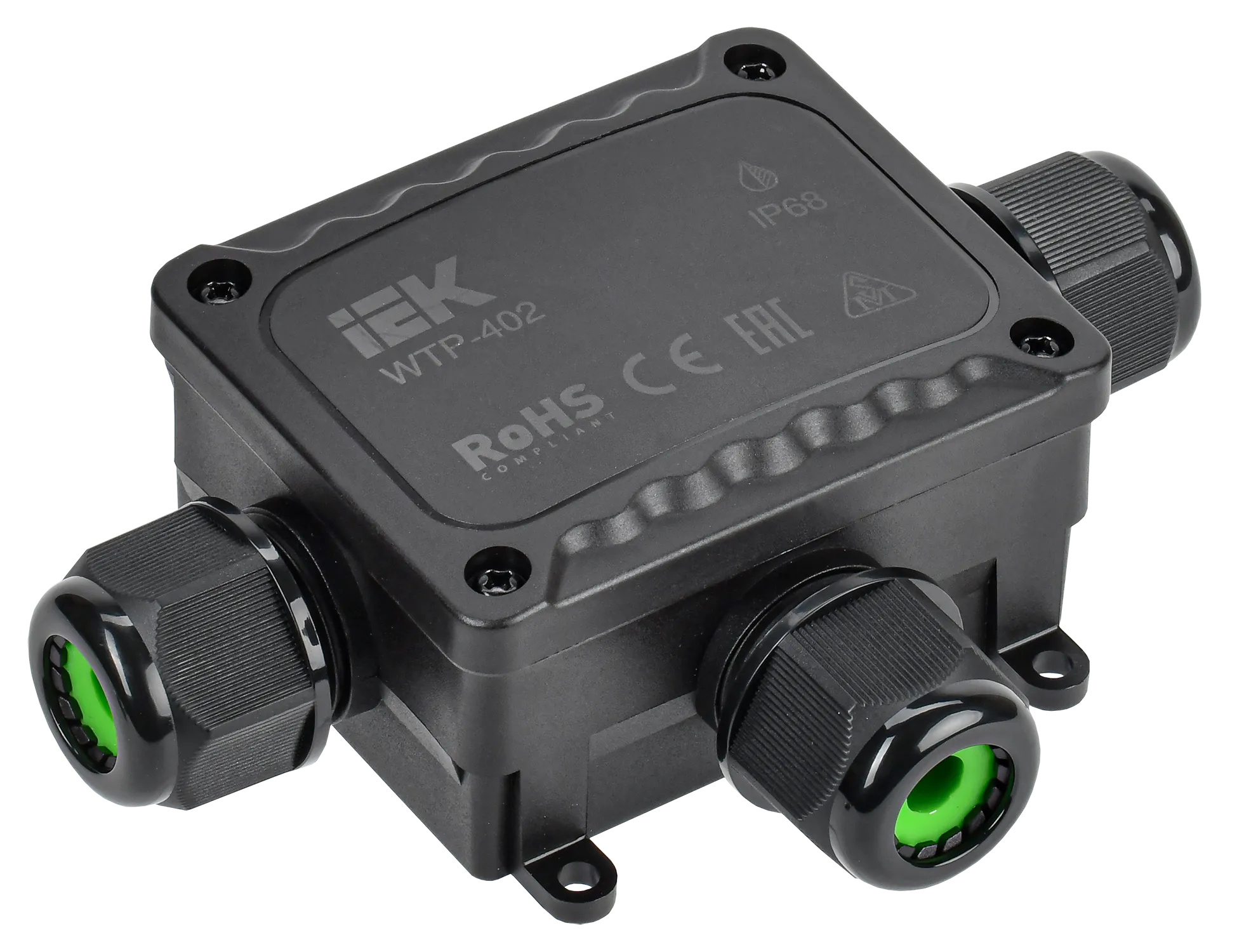 Коробка распред. герметичная WTP-402 3 ввода IP68