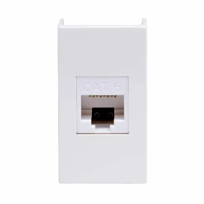 VIVA Розетка компьютерная RJ45 категория 6 1      модуль белая 
