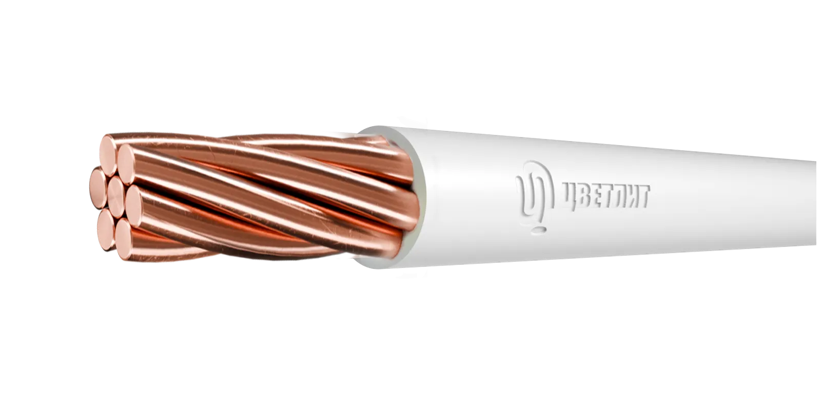 Провод силовой ПуВнг(A)-LS 1х35 белый  ТРТС