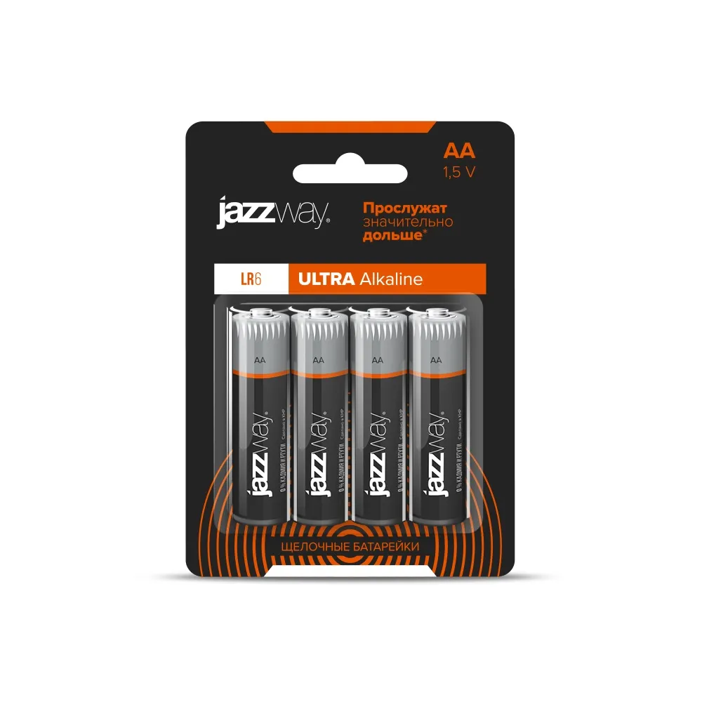 Элемент питания LR 6 (AA) алкалиновая Ultra PLUS BL-4 