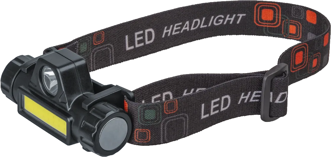 Фонарь светодиодный NPT-H25-ACCU 5Вт CREE LED+3Вт COB LED аккумуляторный налобный 