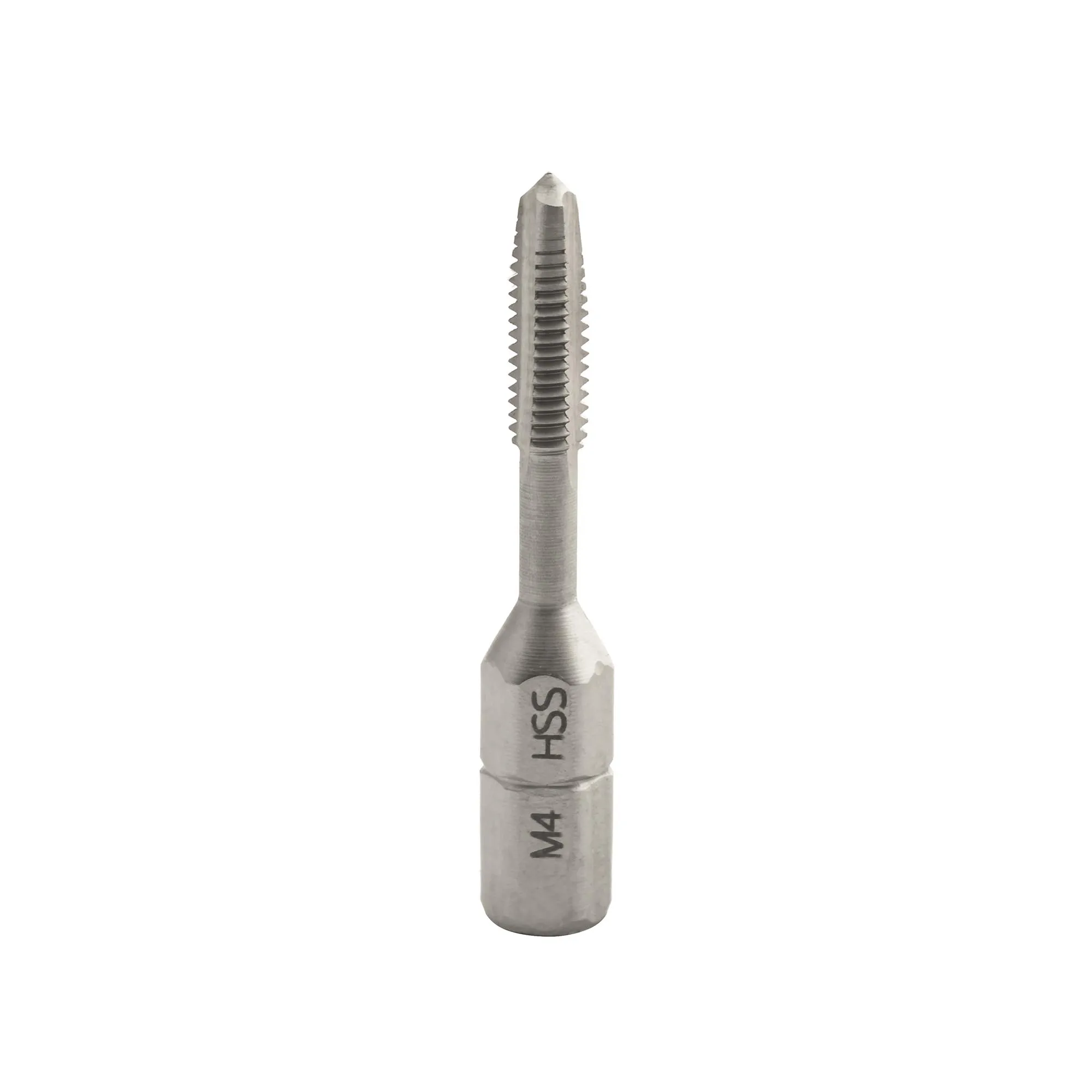 Метчик М 4,0х0,7 (Для шуруповерта) PN8/3016 HSS 6h(2N) A/5P 40мм a=1/4'' (CzTool)