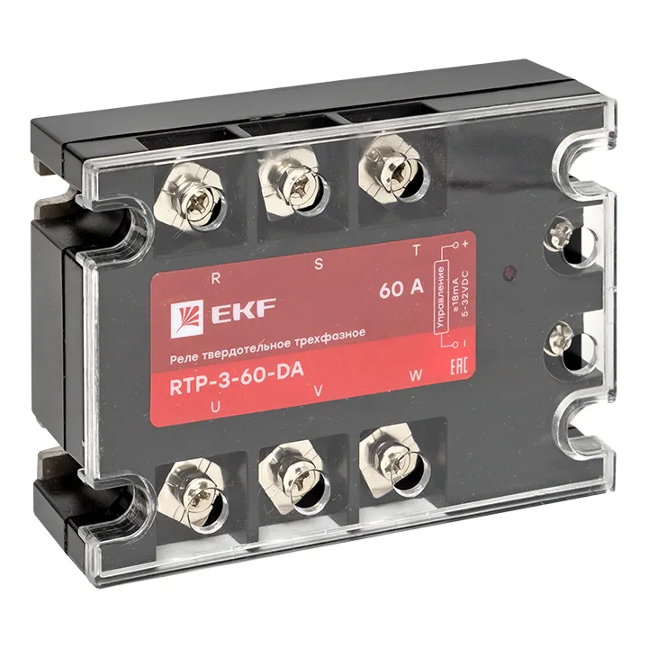 Реле твердотельное трехфазное RTP-60-DA PROxima