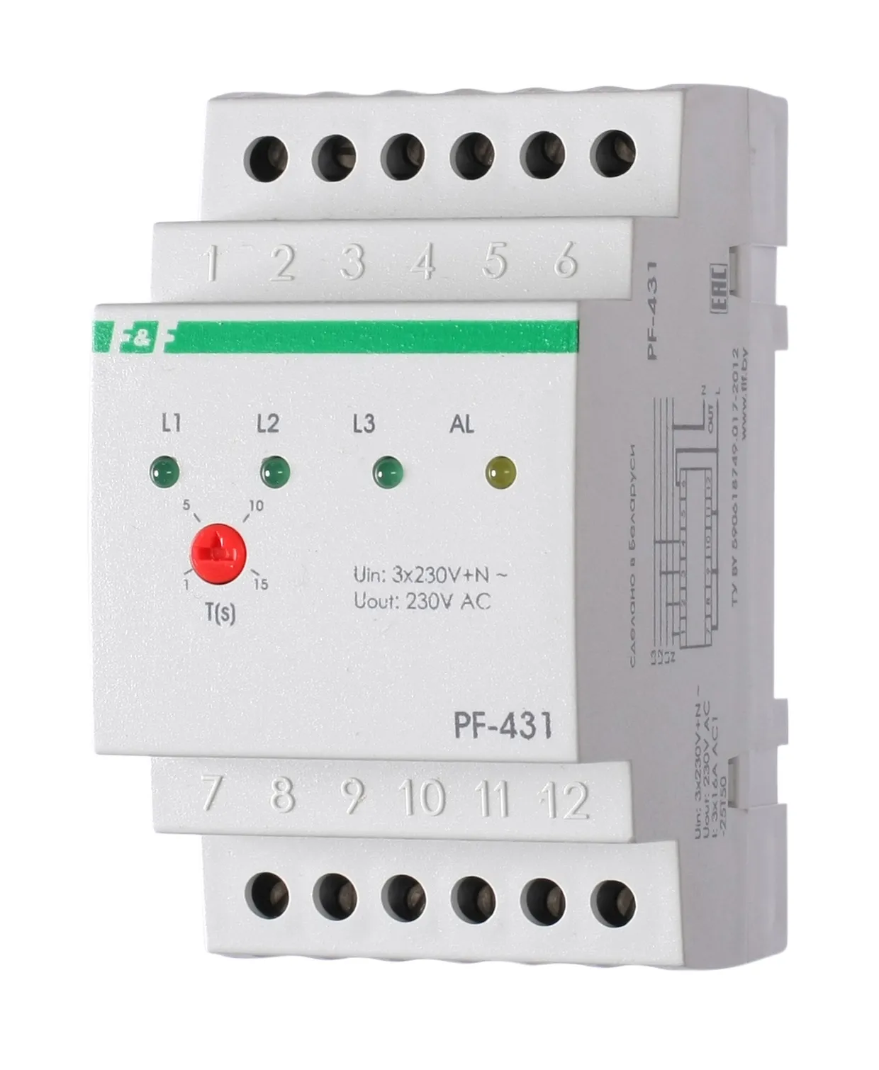Переключатель фаз автоматический PF-431 