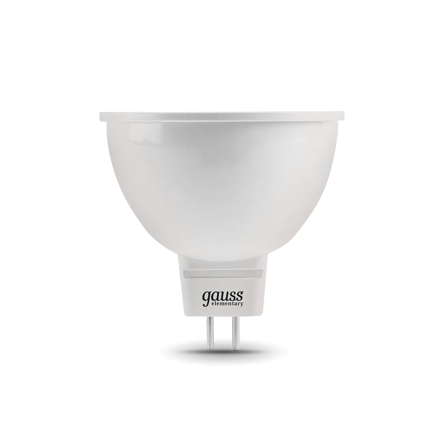 Лампа светодиодная LED 5.5 Вт 450 лм 4100К AC180-240В GU5.3 софит MR16 нейтральный (промоупаковка 3 лампы) Elementary Gauss