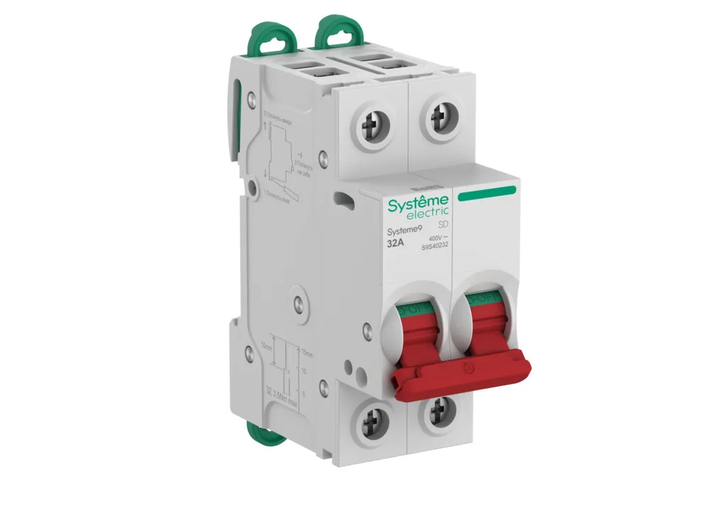 Выключатель нагрузки (ВН) 2P 32A 400В Systeme9
