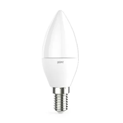 Лампа светодиодная LED 6 Вт 470 лм 6500К AC180-240В E14 свеча холодная  Elementary Gauss