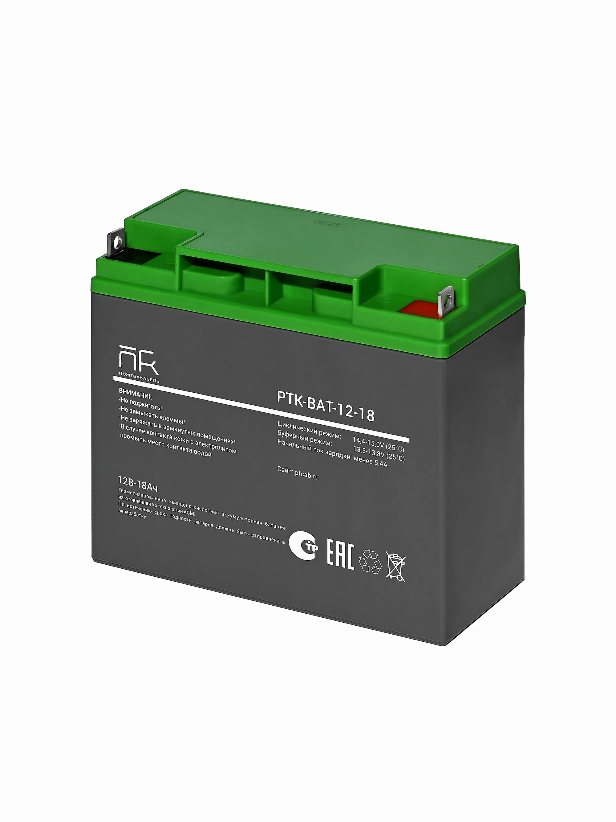 Аккумулятор PTK-BATTERY 12V - 18Ah