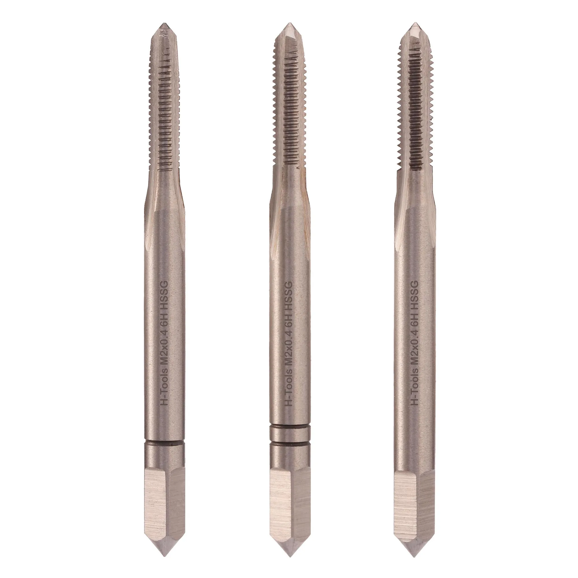 Метчик М 2,0х0,4 (Комплект 3шт) DIN352 HSS-G 6h 36мм a=2,1