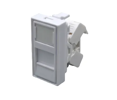 Модуль розетки 45х22,5 8P8C (RJ-45) cat.5e