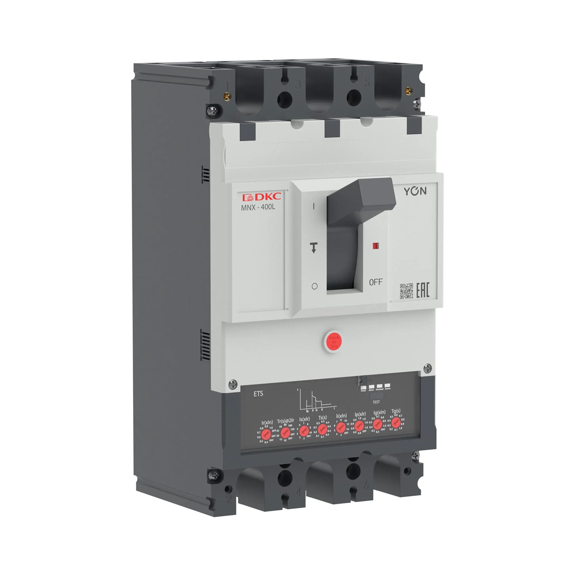 Выключатель автоматический YON pro MNX400L 3P 400 A 70 kA при AC415V расцепитель ETS