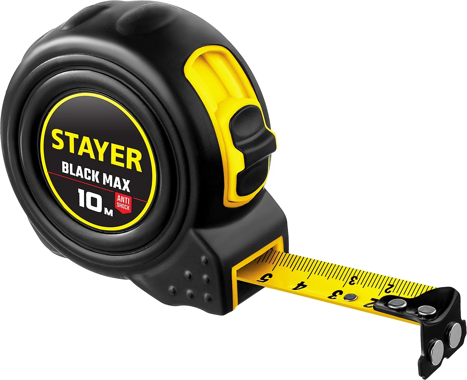 Рулетка BlackMax 10м х 25мм
