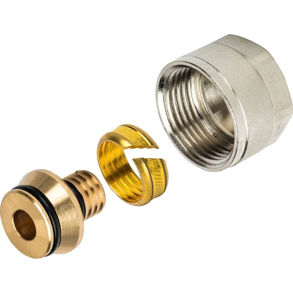 Фитинг компрессионный для PEX труб 16x2.0x3/4 