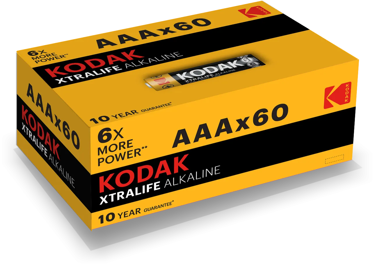 Батарейка LR03-60 (4S) colour box XTRALIFE Alkaline [K3A-60] (60/1200/38400) 