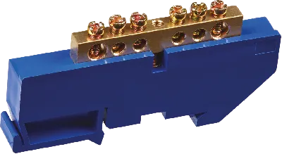 Шина нулевая на DIN-изол NBB-M69-6D/B 