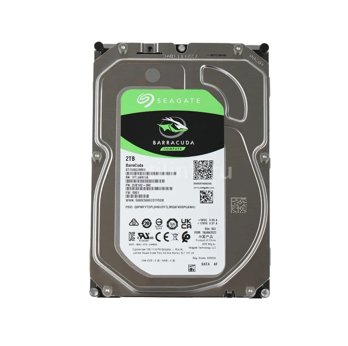Жесткий диск 2TB Barraсuda 3.5'', SATAIII, 7200 об/мин, 64 МБ 