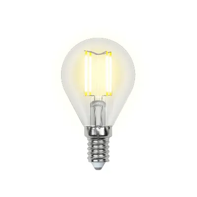 Лампа светодиодная LED 5вт 200-250В шар диммируемый 450Лм Е14 4000К Air филамент