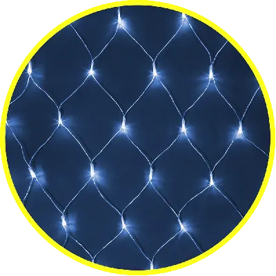 Гирлянда новогодняя светодиодная NGF-N01-156B-12-1.5x1.5m-230-TR-IP20
