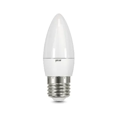 Лампа светодиодная LED 6.5 Вт 520 лм 3000К AC150-265В E27 свеча теплая  Black Gauss