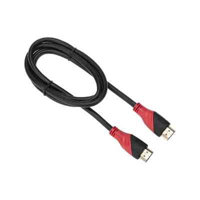 Кабель HDMI - HDMI с фильтрами, 1 метр (GOLD) (PVC пакет), 17-6202, 