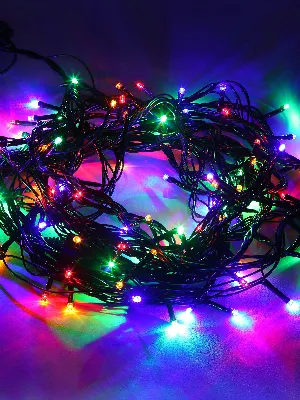 Гирлянда LED Нить 10 м ENIN-10M мультиколор 8 режимов, 220V, IP20 (60/720) 