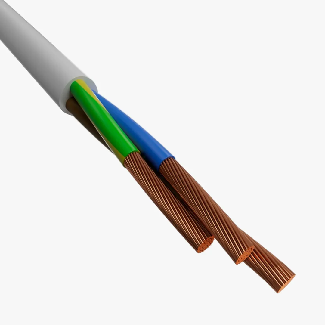 Провод ПВС 2х2.5+1х2.5 белый 100м ТРТС