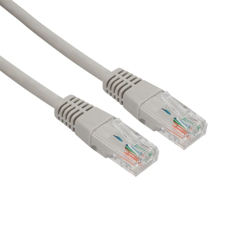 Патч-корд U/UTP. категория 5e. RJ45-RJ45. неэкранированный. LSZH серый. 1 м, 