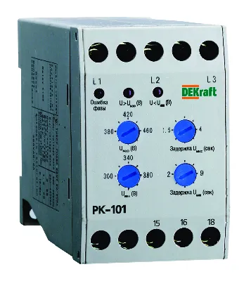 Реле контроля фаз РК-101 380В тип 01 
