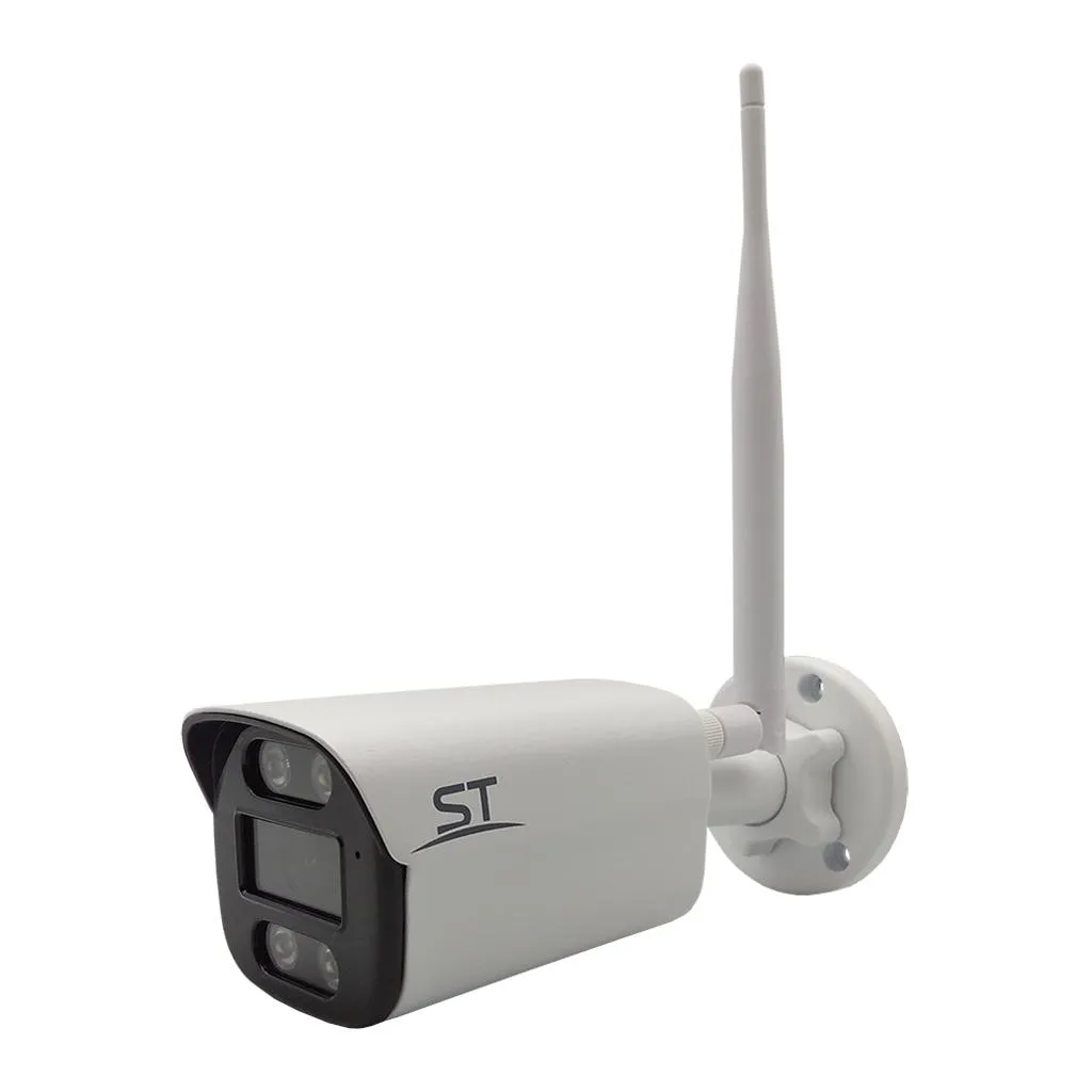 Видеокамера IP 4Мп Цилиндрическая уличная ИК-30м PoE сплитер Wi-Fi IP65 (2.8мм)