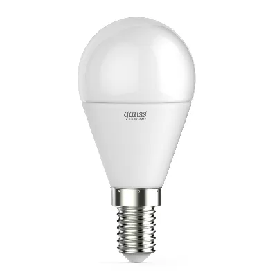 Лампа светодиодная LED 12 Вт 920 лм 4100К AC180-240В E14 шар P45 нейтральный  Elementary Gauss