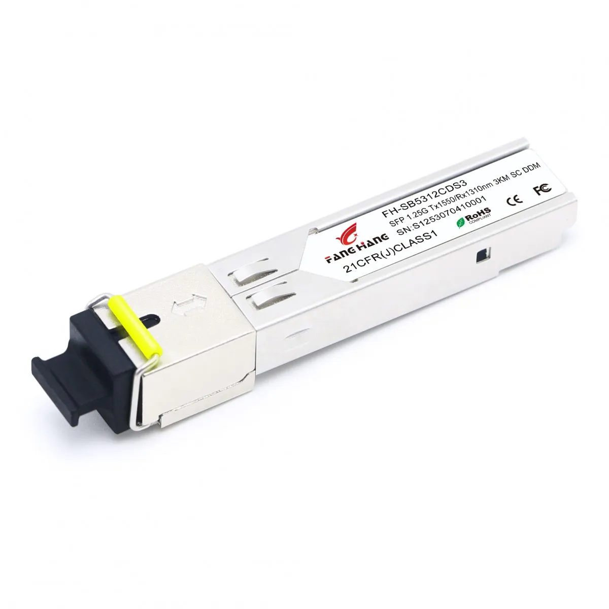 Модуль  SFP 1,25 GE, 3 км, 1 волокно, комплект TX/RX 1310/1550 SC